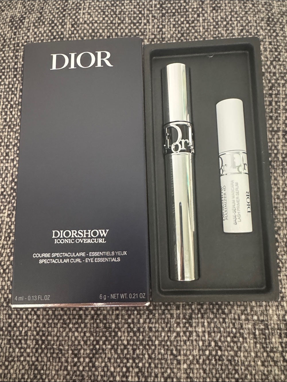 Dior Diorshow Iconic Overcurl Mascara & Primer Set - Silver & White